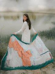 Arz e Pakistan Odhni (White) TNG by MD