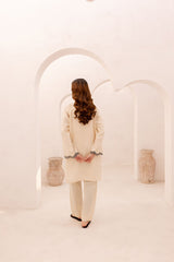 2PC Embroidered Dress - 1080