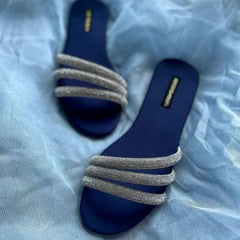 Blue Lovestruck Slides - Jooti Shooti