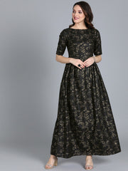 Black & Gold Printed D2031