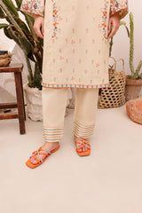 2PC Winter Embroidered Dress-1048