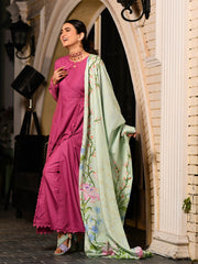 Aadat Stole (Crystal Green)