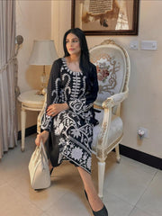 Black Ari Embroidered Tunic