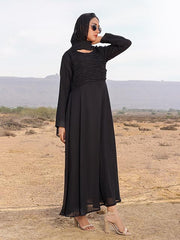 Black lady modest dress (MW-01)