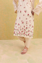 2PC Embroidered Dress-1064