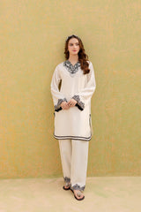 2PC Summer Embroidered Dress-1070
