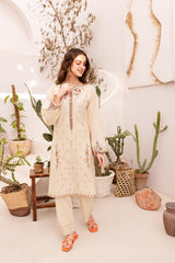 2PC Winter Embroidered Dress-1048