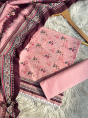 BS39 - Bin Saeed Unstitched 3 Piece Lawn