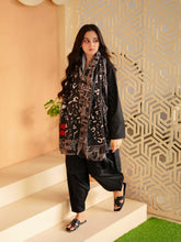 Ishq Ke Tukre Stole (Black)