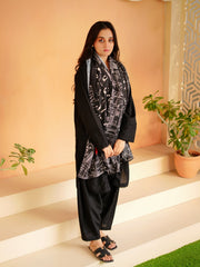 Ishq Ke Tukre Stole (Black)