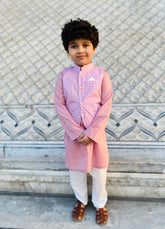 Blush Waistcoat set Dress for Boys