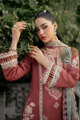 Veeda - 3P Embroidered Viscose