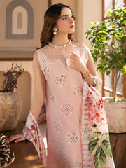 SL - 01 A | 3 PC Embroidered Lawn