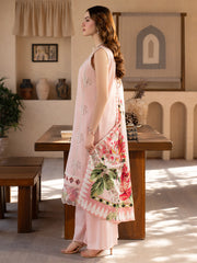 SL - 01 A | 3 PC Embroidered Lawn