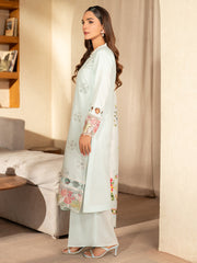 SL - 01 B | 3 PC Embroidered Lawn