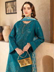 SL - 03 B | 3 PC Embroidered Lawn