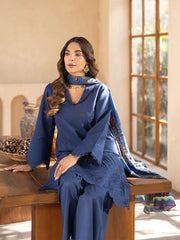 SL - 04 A | 3 PC Embroidered Lawn