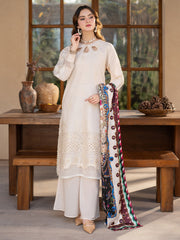 SL - 04 B | 3 PC Embroidered Lawn