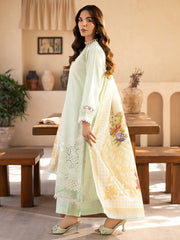 SL - 05 B | 3 PC Embroidered Lawn