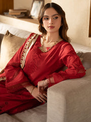 SL - 06 A | 3 PC Embroidered Lawn