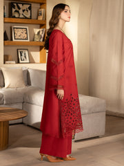 SL - 06 A | 3 PC Embroidered Lawn