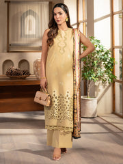 SL - 06 B | 3 PC Embroidered Lawn