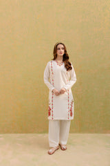2PC Embroidered Dress-1069