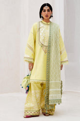 Dilara 15A- Eid Embroidered Lawn 3P