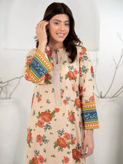 Gul Bahar | 3 Piece | Printed | Peach Tngmdstore