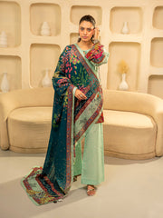Phool Odhni Teal