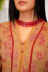 3 Pc Embroidered Lawn Suit