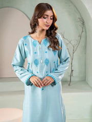 Afrozeh | Co-Ord Set | Aqua Blue Tngmdstore