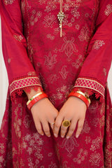 3 Pc Embroidered Lawn Suit