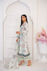 3 Pc Embroidered Lawn Suit