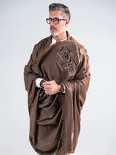 Deewana Shawl | Embroidered | Choco Brown TNG by MD