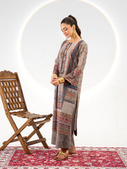 Aina | 2 Piece | Printed | Blue & Grey