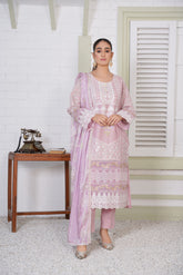 PRET Embroidered Chikankari - 3 PC