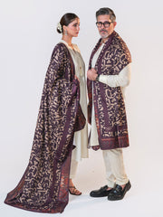 Nisaar Hurf Wool Shawl