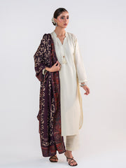 Nisaar Hurf Wool Shawl