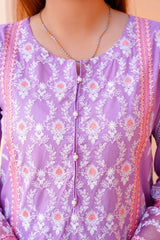 3 PC Embroidered Lawn Dress