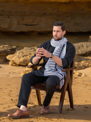 Palestine B&W Stole (Men)