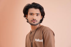 Short Sleeve T-Shirt Brown Color