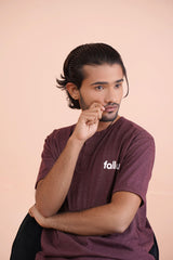 Short Sleeve Mehroon T-Shirt