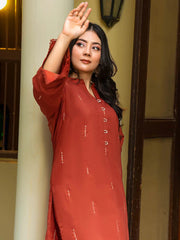 Nafeesa | Co-Ord Set | Rust Tngmdstore