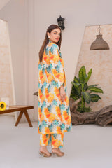 Vibrant Floral Lawn Suit - Ready to Wear