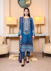 FL-9A - Embroidered Lawn-3P