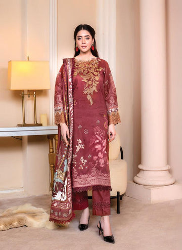 FL-6B - Embroidered Lawn-3P