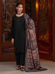 Taj Mahal Silk Odhni (Brown)