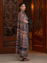 Taj Mahal Silk Odhni (Brown)