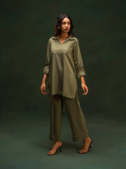 Aura | Co-Ord Set | Olive Green